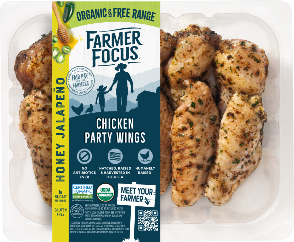 Honey Jalapeno Seasoned Organic Chicken Wings