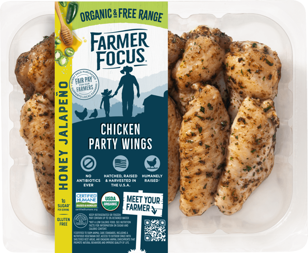 Honey JALAPEÑO Chicken party wings - Farmer Focus